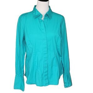 Moda International Button‎ Down Shirt Size X-Large